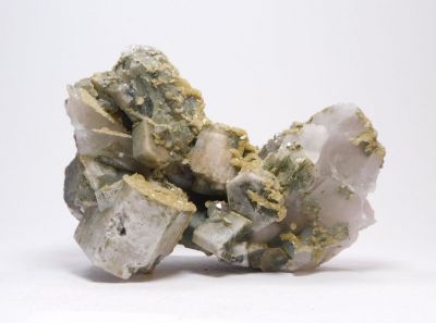 Apatit (fluorapatit), siderit - Panasqueira, Portugalsko